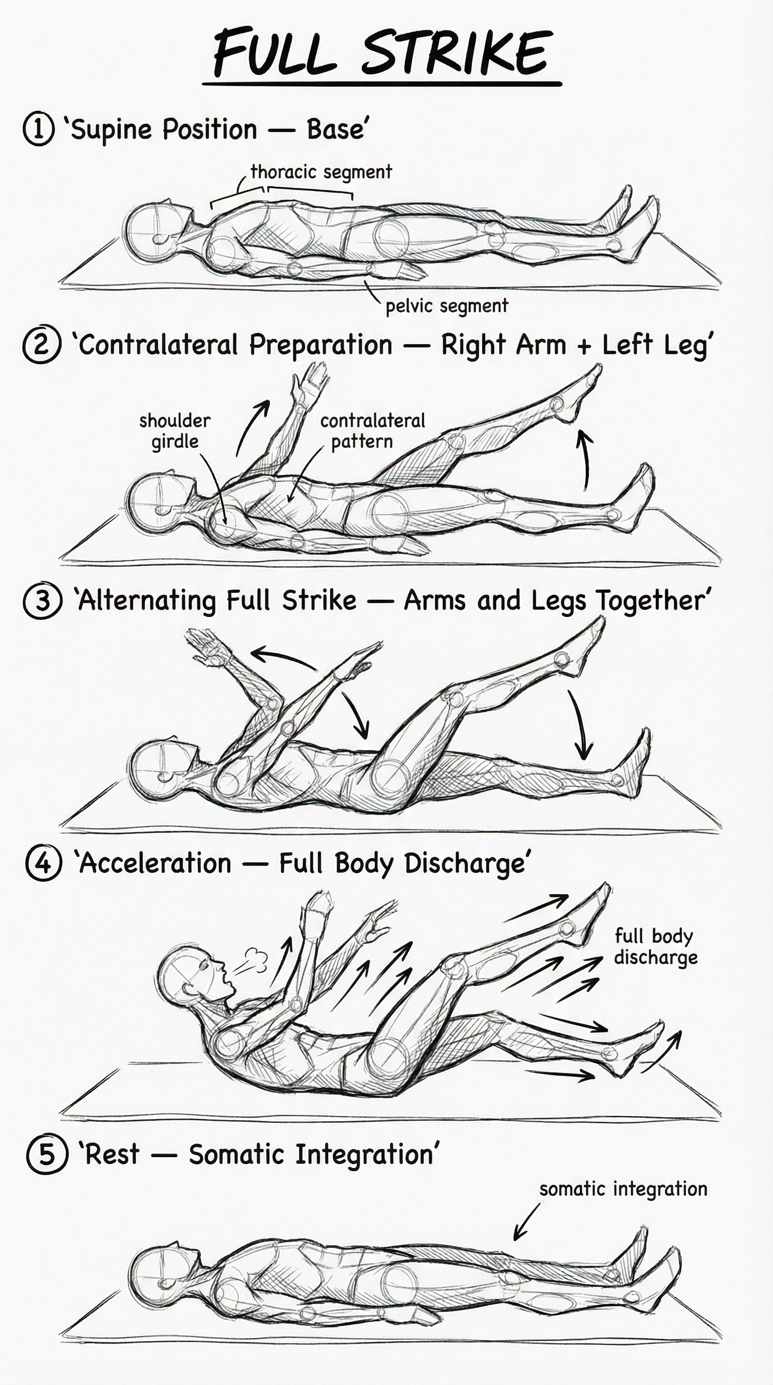 Full Body Strike exercise posture