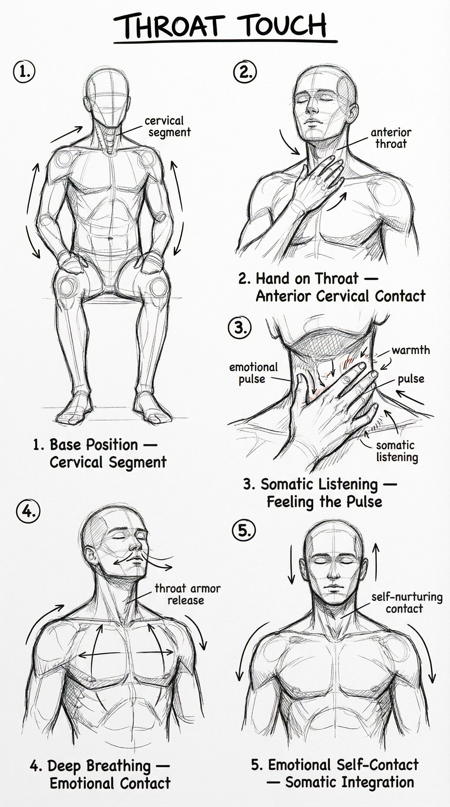 Cervical Touch exercise posture