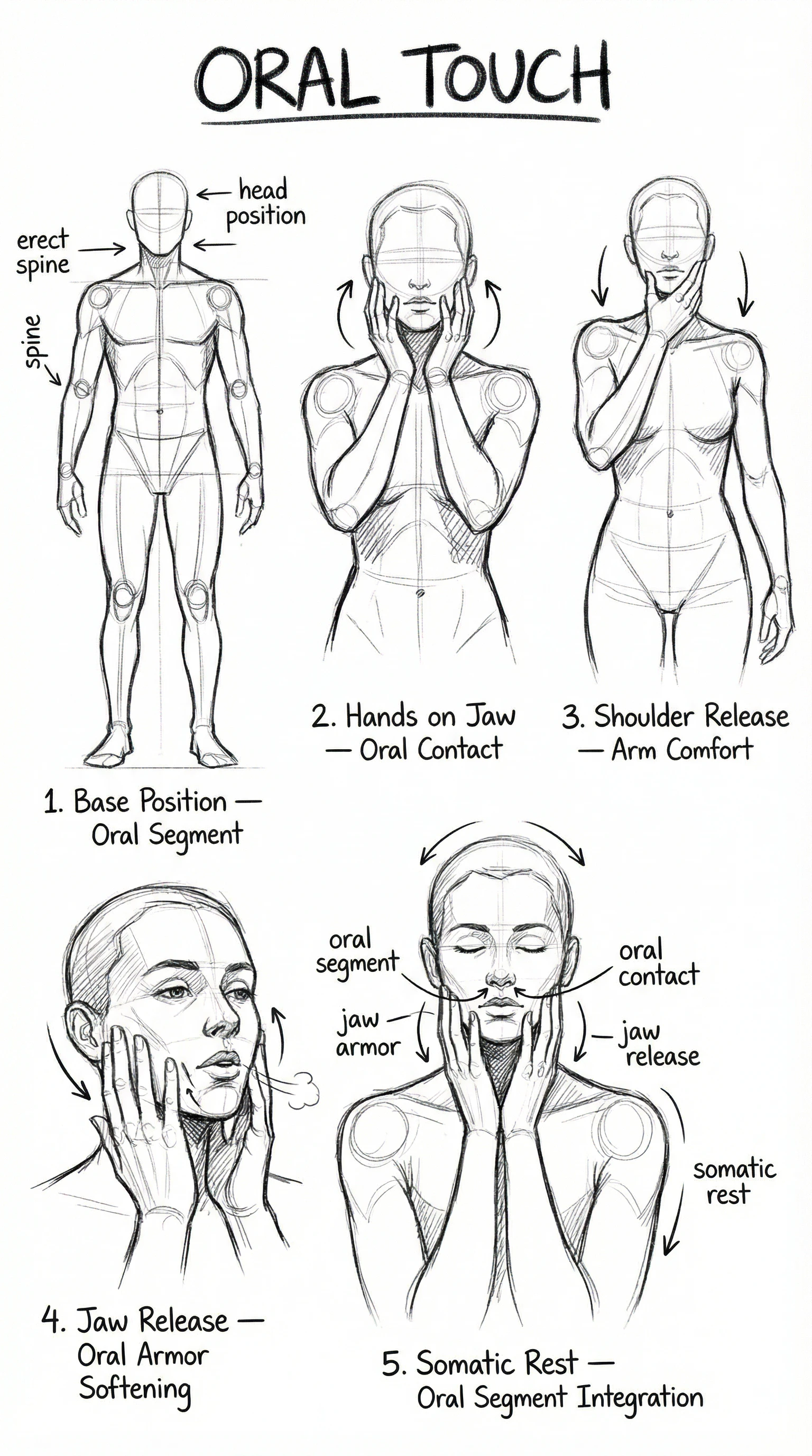 Oral Touch exercise posture